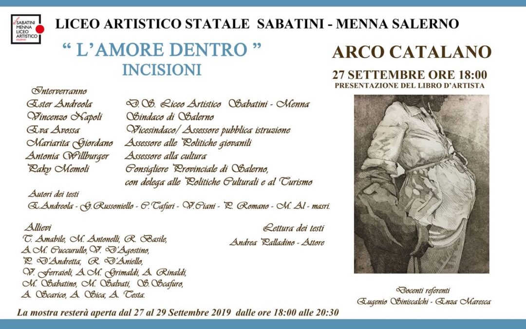 Presentazione libro d’artista “L’amore dentro”