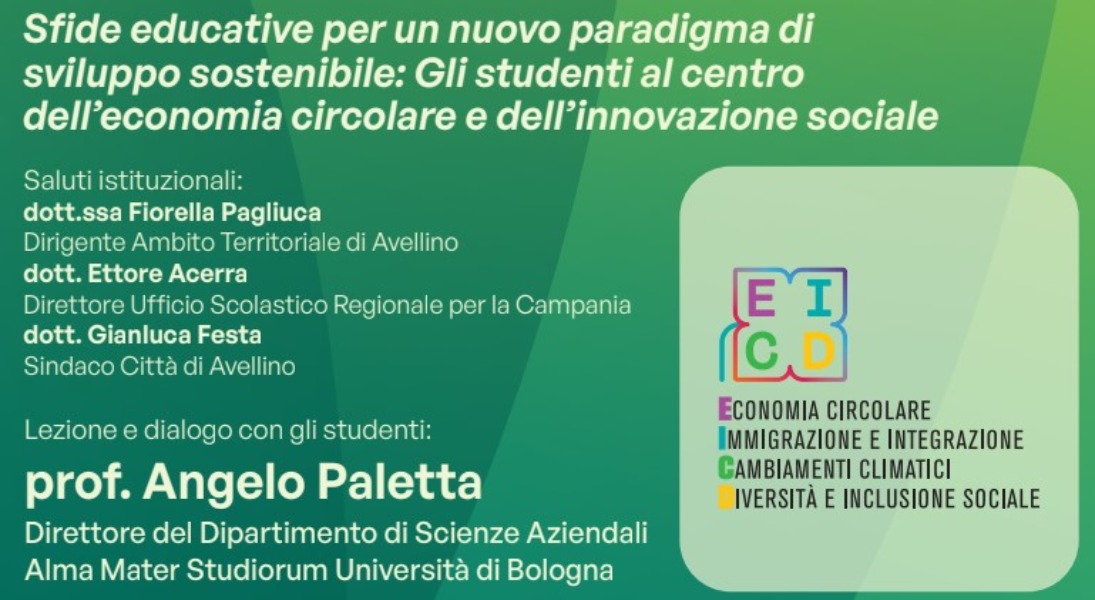 Lezione del prof. Angelo Paletta su Sfide educative per un nuovo paradigma di sviluppo sostenibile.. [..]